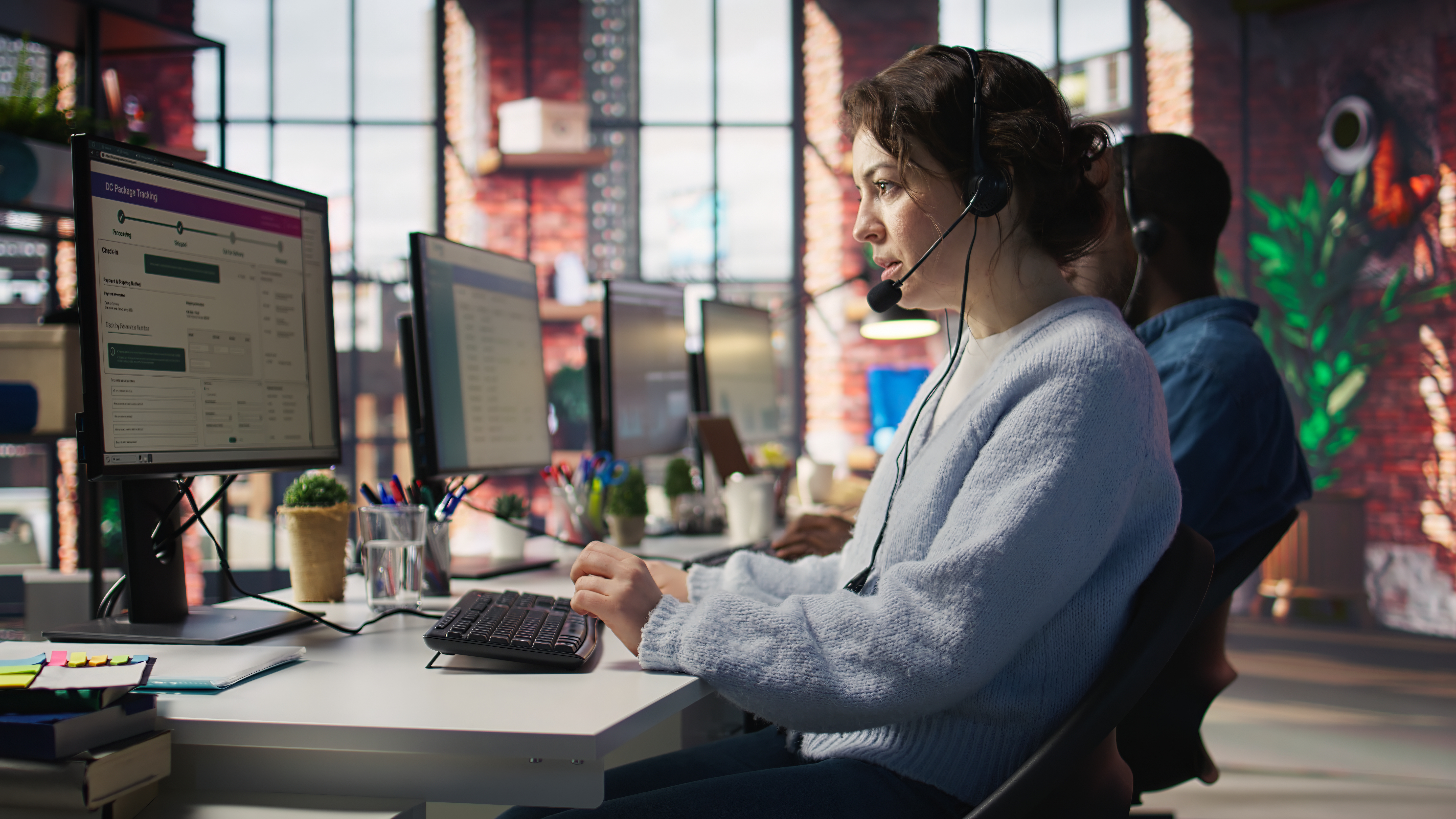 Airvincible agent handling customer care